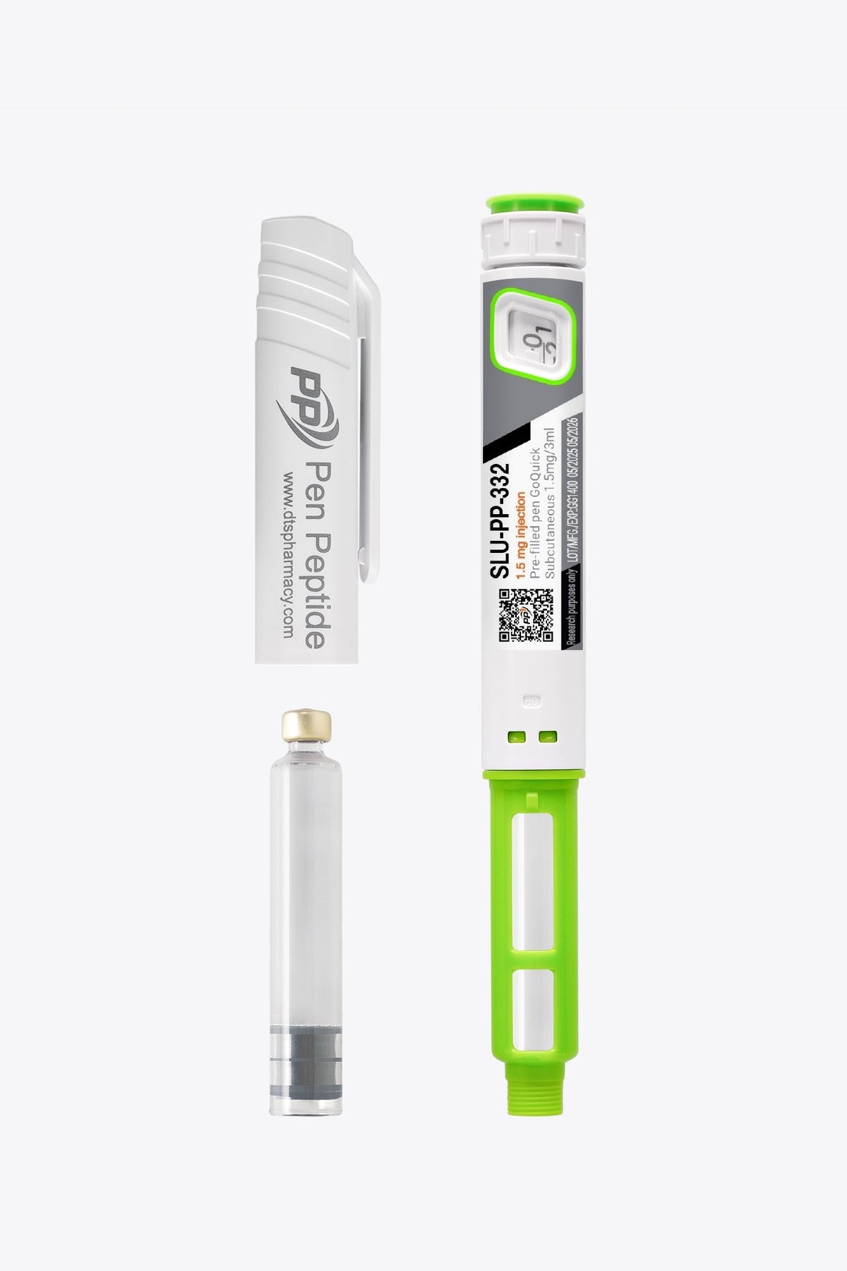 SLU-PP-332 Pen 1.5mg – stabilized formula for subcutaneous application.