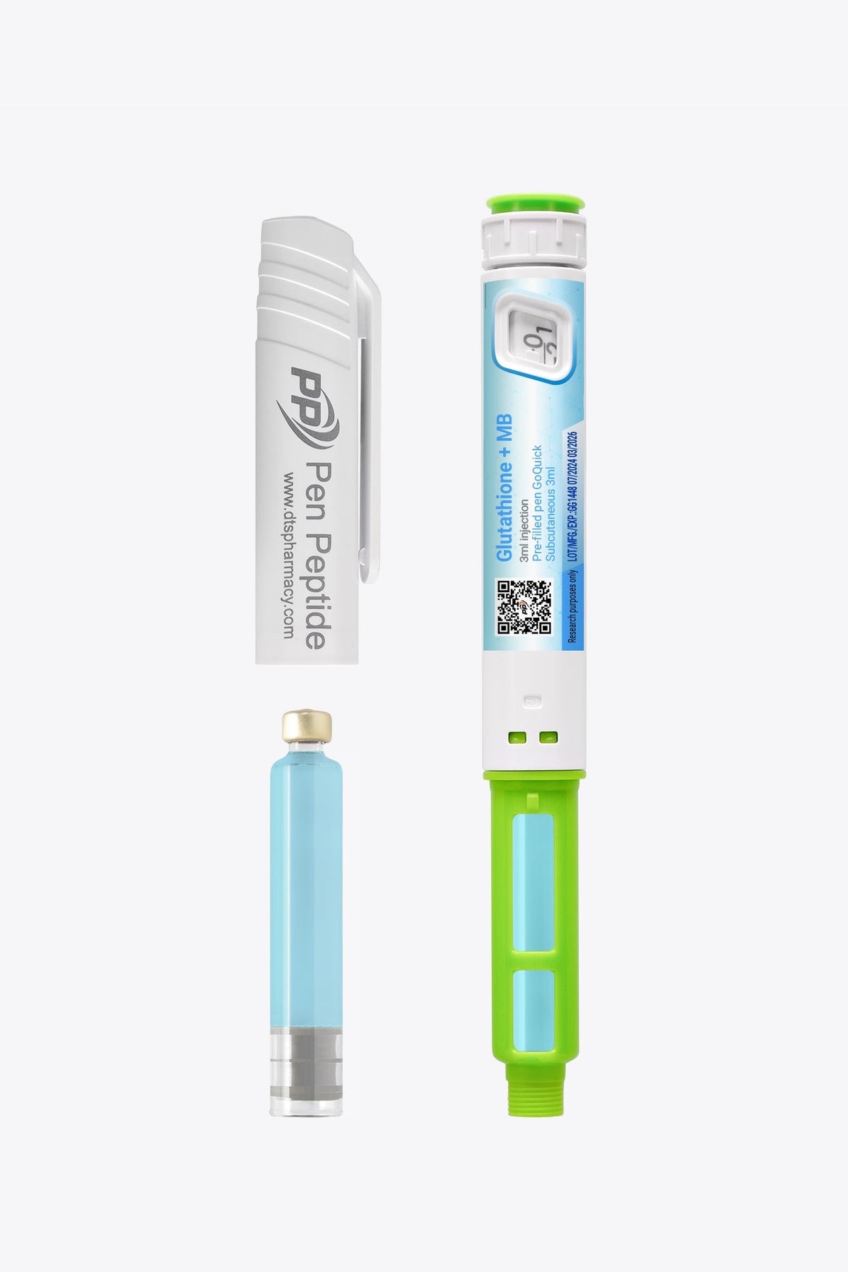 Glutathione + Methylene Blue Pre-Mixed Pen