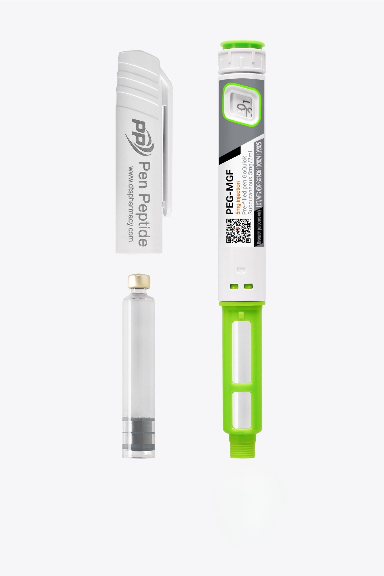 Peptide PEG-MGF in a pen
