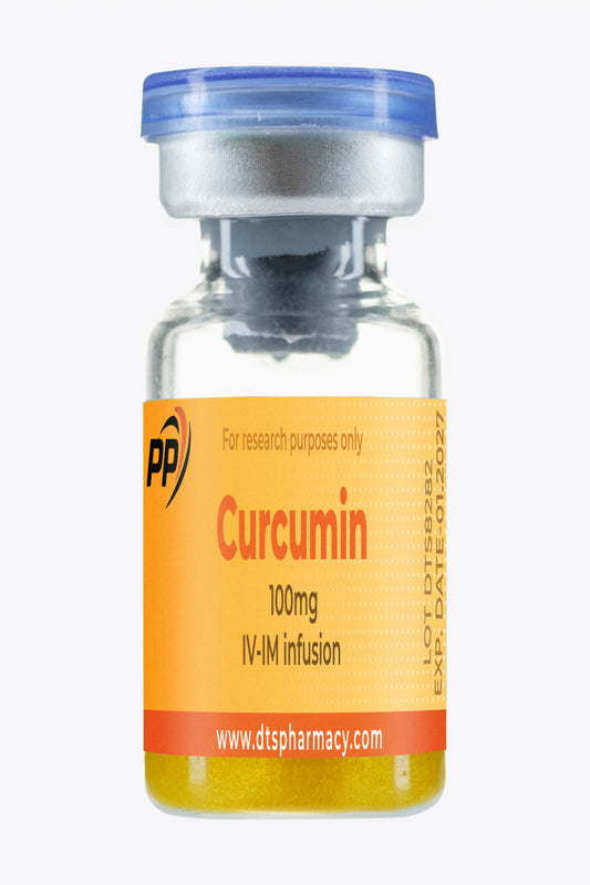 Vial with Curcumin 100 mg for intravenous and intramuscular administration