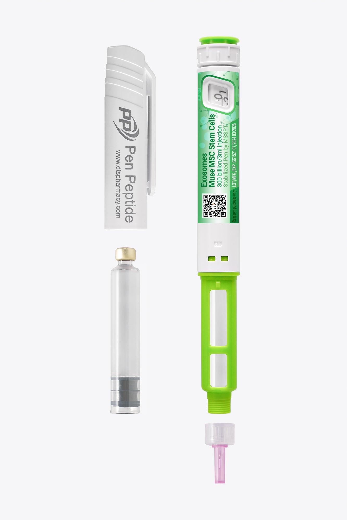 Exosomes in pen for subcutaneous injection 300 BIL