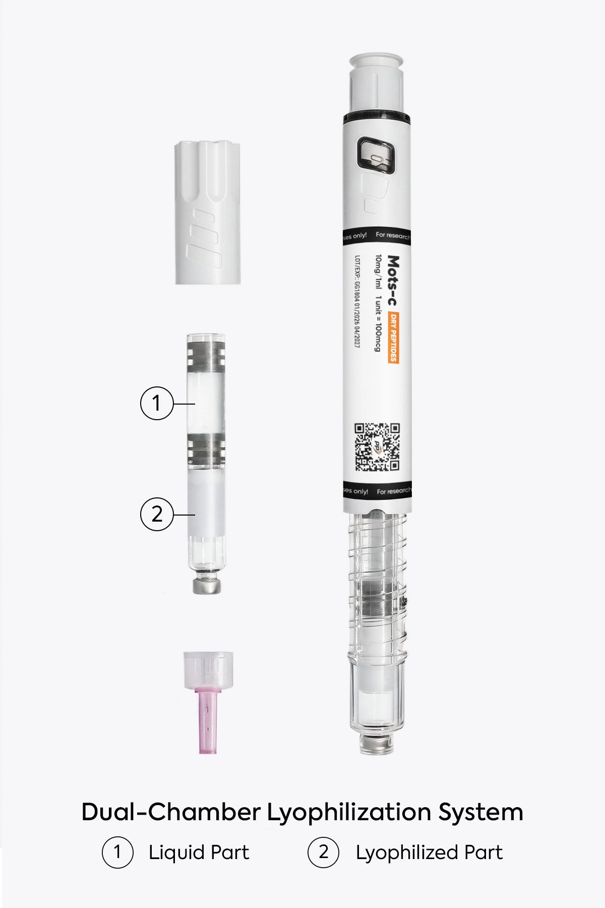 MOTS-c dual-chamber pen 10mg