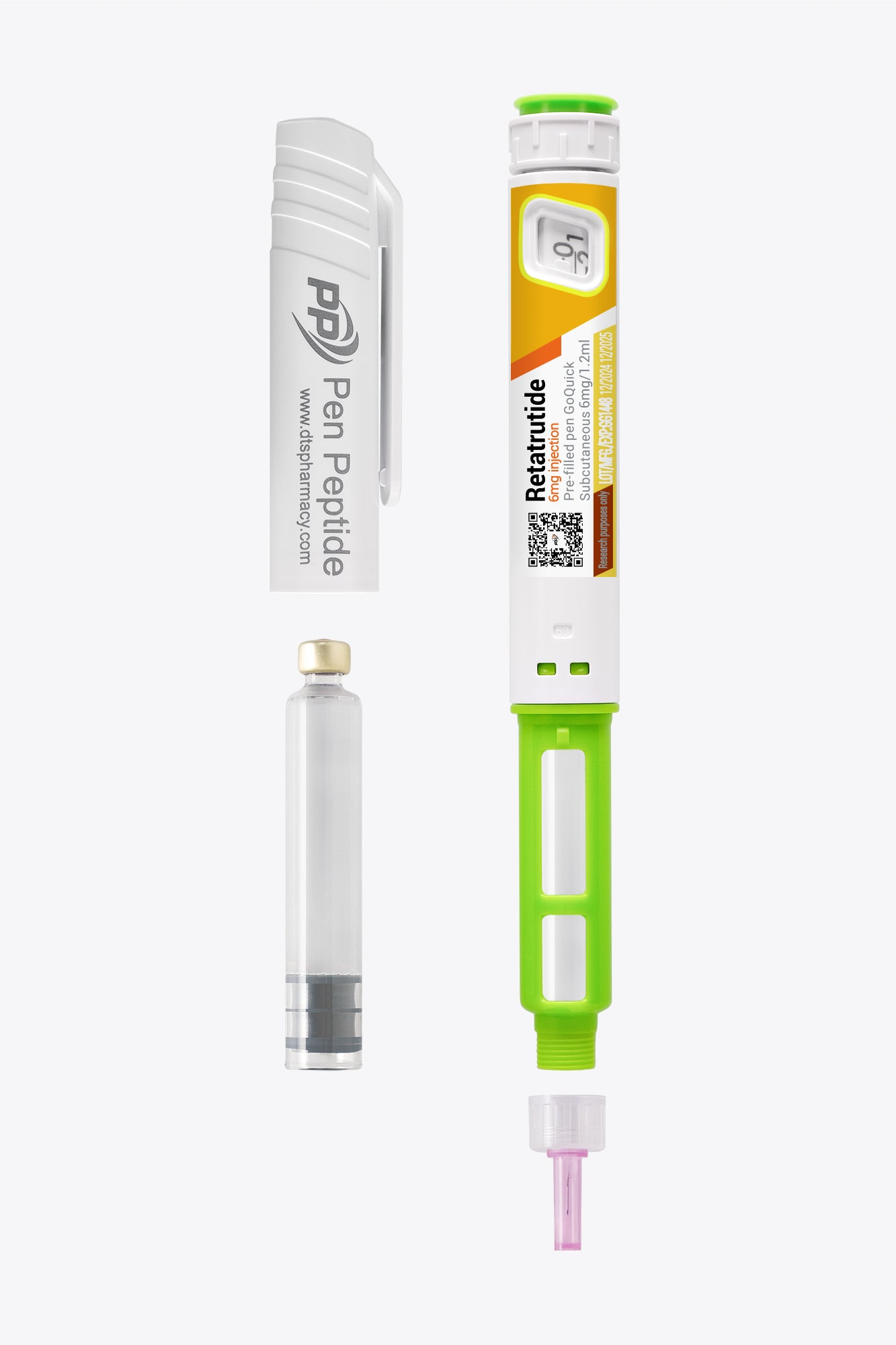Peptide retatrutide 6mg in a pen